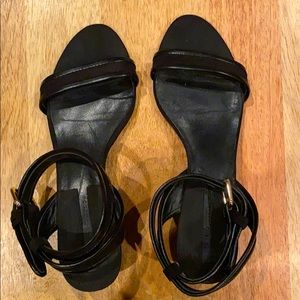 Zara block heel sandals